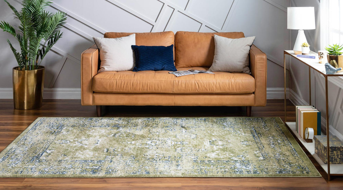 Sumter Edmunds Green & Ivory Area Rug | Unique Loom high-resolution supplier additional photo 3150094_image_1012.jpg