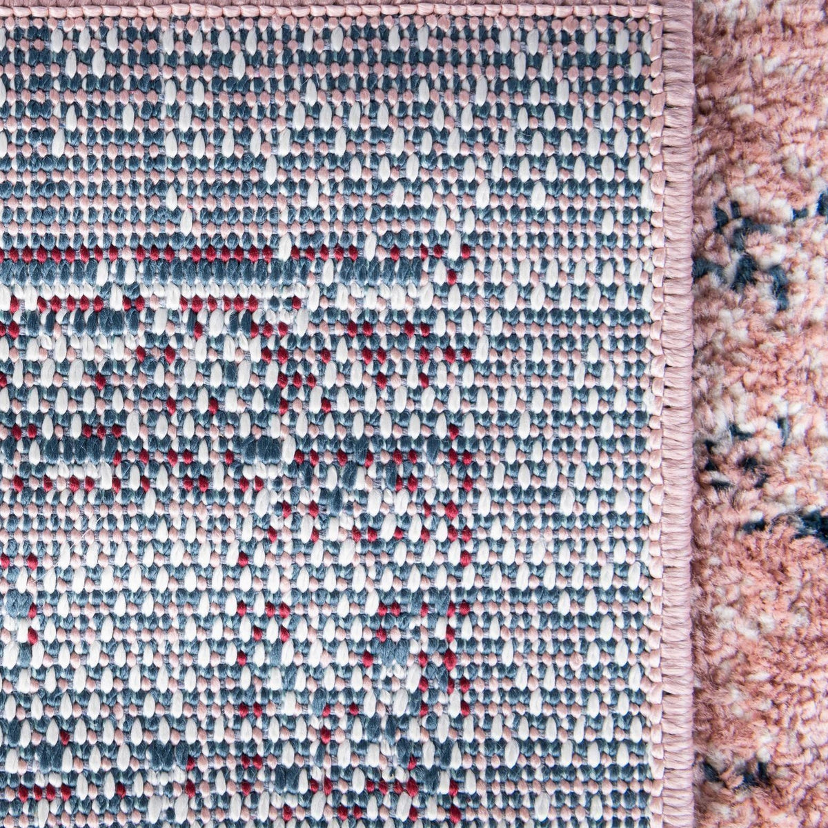 Unique Loom Sumter Collection Area Rug - Edmunds (Pink/Burgundy) detail
