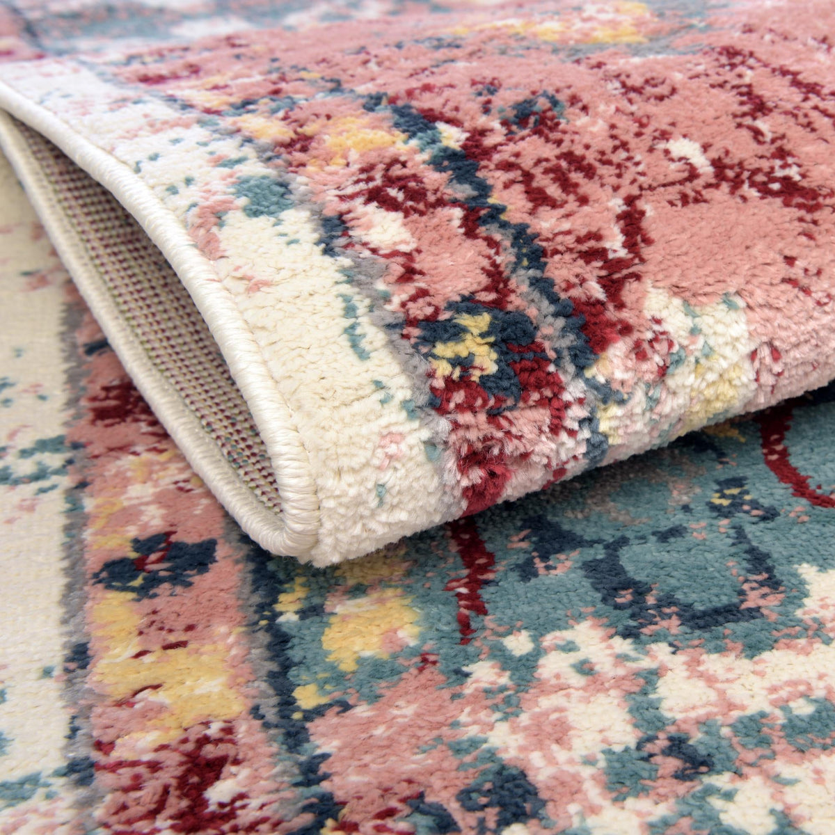 Sumter Aiken Pink & Navy Blue Area Rug | Unique Loom high-resolution supplier additional photo 3150122_image_1014.jpg