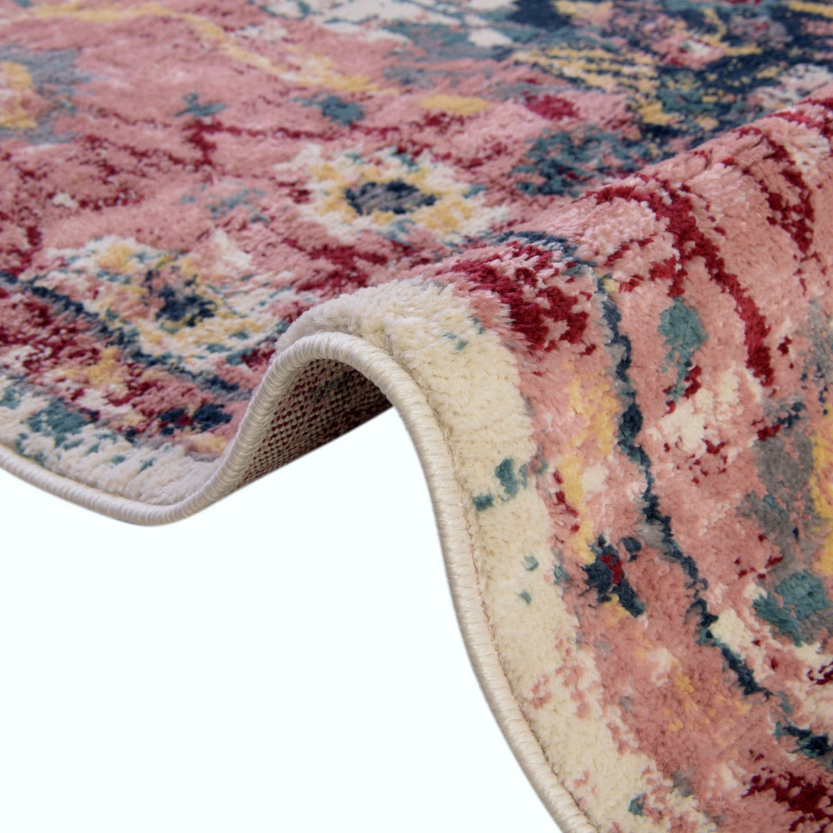 Sumter Aiken Pink & Navy Blue Area Rug | Unique Loom high-resolution supplier additional photo 3150122_image_1028.jpg