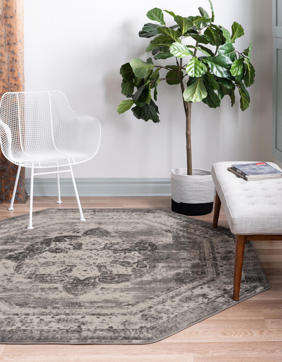 Sofia Salle Garnier Gray & Ivory Area Rug | Original supplier photo 61