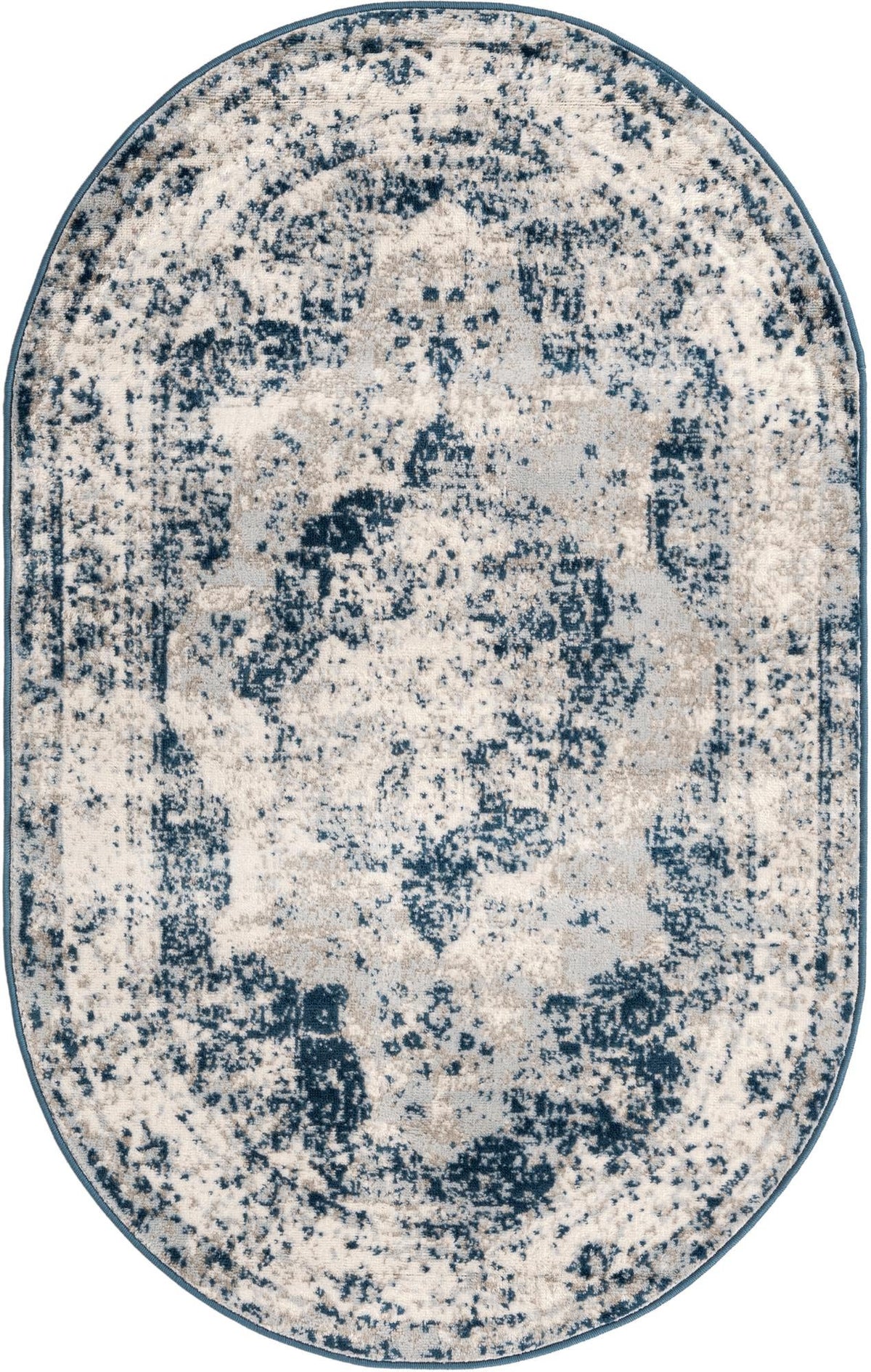 Sofia Salle Garnier Blue/Ivory | Supplier rug image / alternate view