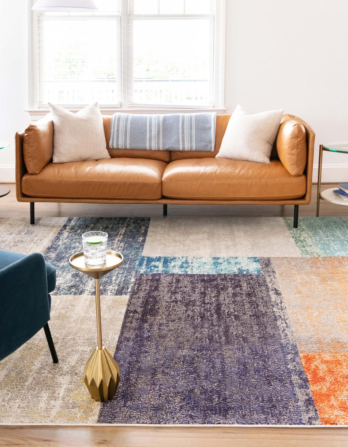 Vivid Hyderabad Multi & Beige Area Rug | Unique Loom high-resolution supplier additional photo 3165077_image_1013.jpg