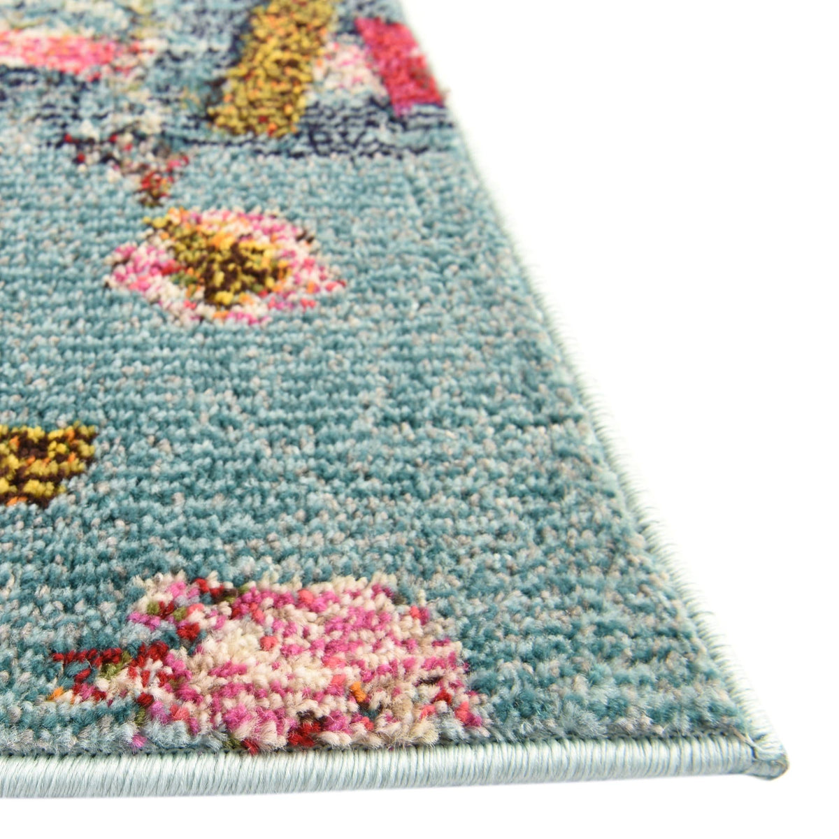 Vivid Lucknow Aqua & Blue Area Rug | Unique Loom high-resolution supplier additional photo 3165128_image_1032.jpg