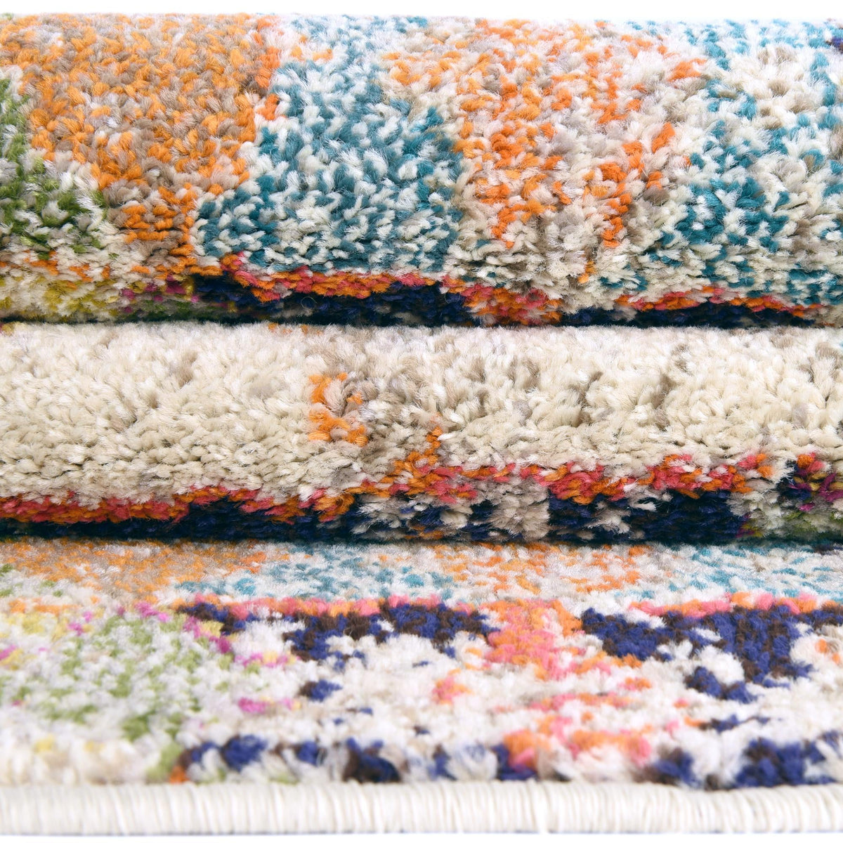 Vivid Chennai Ivory & Blue Area Rug | Unique Loom high-resolution supplier additional photo 3165145_image_1039.jpg