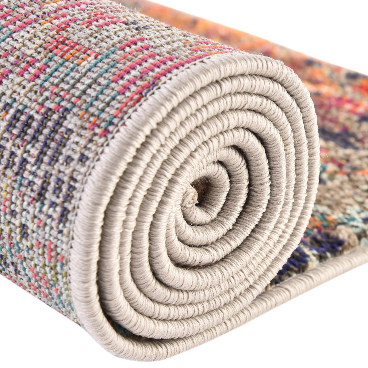 Vivid Ahmedabad Multi & Beige Area Rug | Unique Loom high-resolution supplier additional photo 3165162_image_1037.jpg