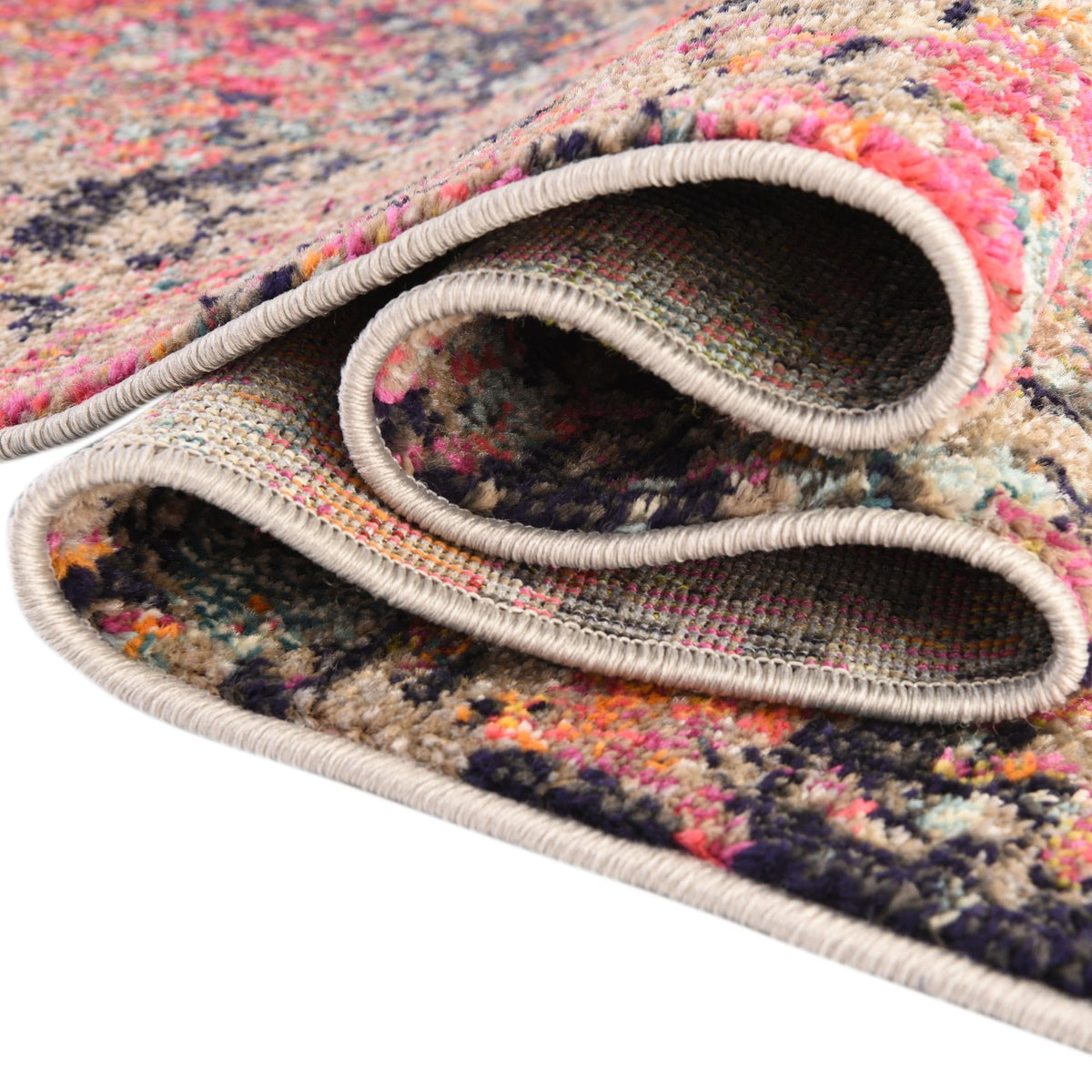 Vivid Ahmedabad Multi & Beige Area Rug | Unique Loom high-resolution supplier additional photo 3165162_image_1038.jpg