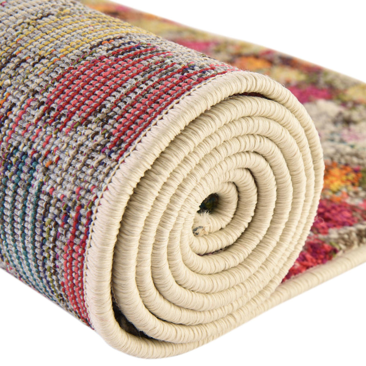 Vivid Jaipur Multi & Black Area Rug | Unique Loom high-resolution supplier additional photo 3165179_image_1037.jpg