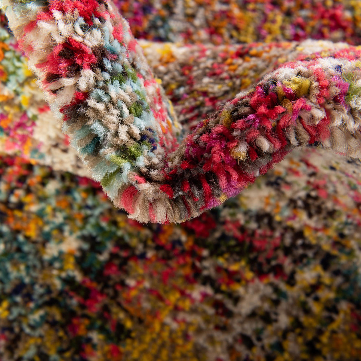 Vivid Bengaluru Multi & Orange Area Rug | Unique Loom high-resolution supplier additional photo 3165196_image_1033.jpg