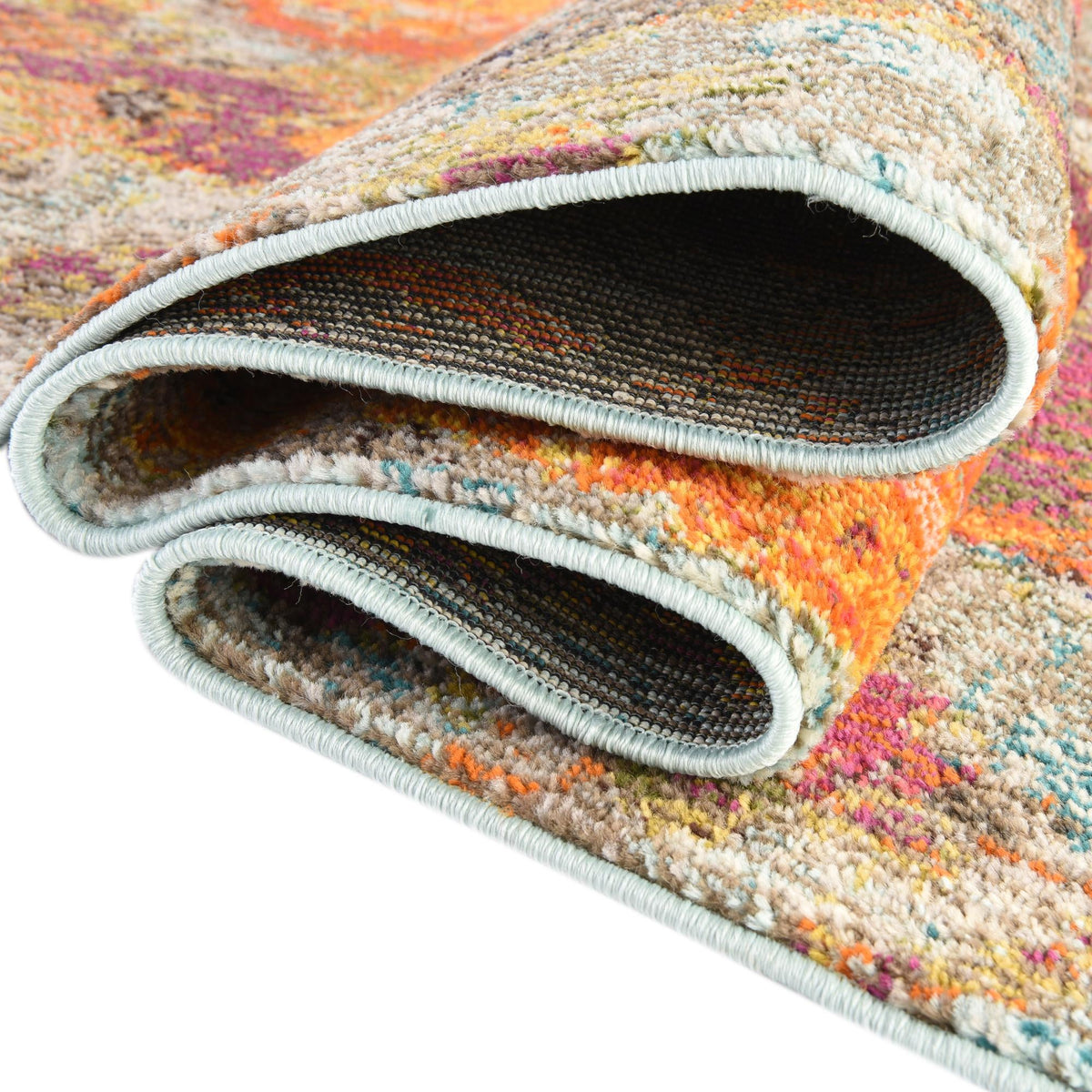 Vivid Kolkata Multi & Yellow Area Rug | Unique Loom high-resolution supplier additional photo 3165230_image_1038.jpg