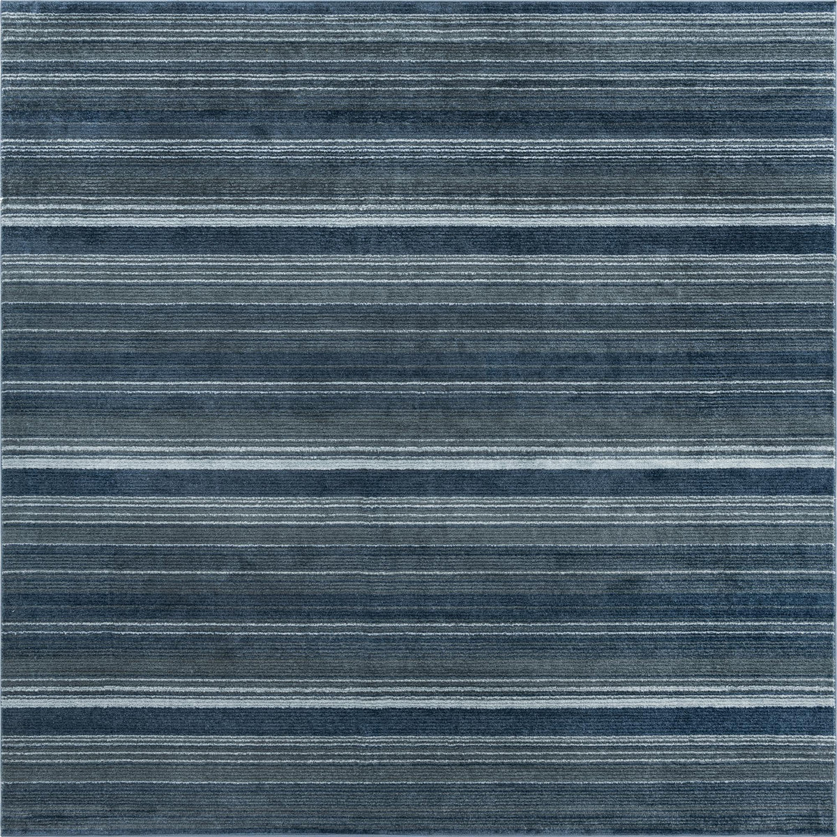 Gemstone Topaz Blue & Navy Blue Area Rug | Square overhead | SKU 3166895