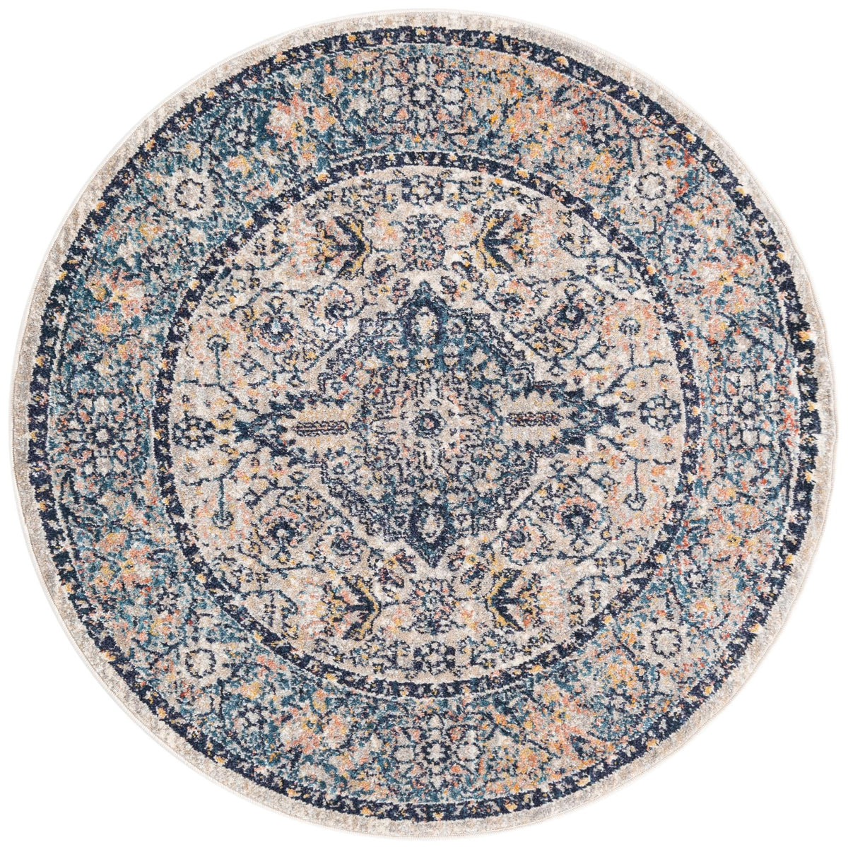 Lola Traditional Blue/Gray | Supplier rug image / alternate view