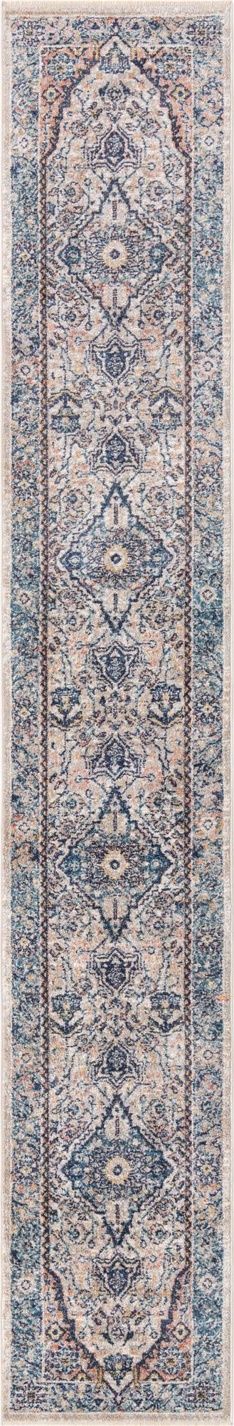 Lola Traditional Blue/Gray | Supplier rug image / alternate view