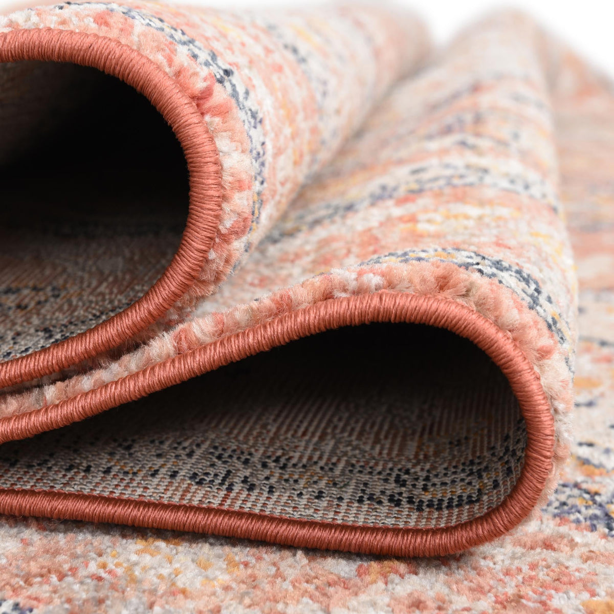 Lola Traditional Brick Red & Ivory Area Rug | Original supplier photo 7