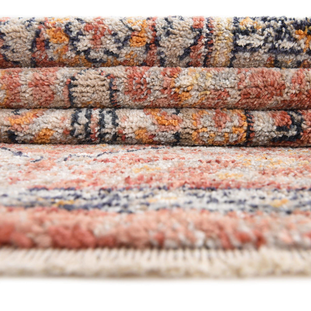Lola Traditional Brick Red & Ivory Area Rug | Original supplier photo 6