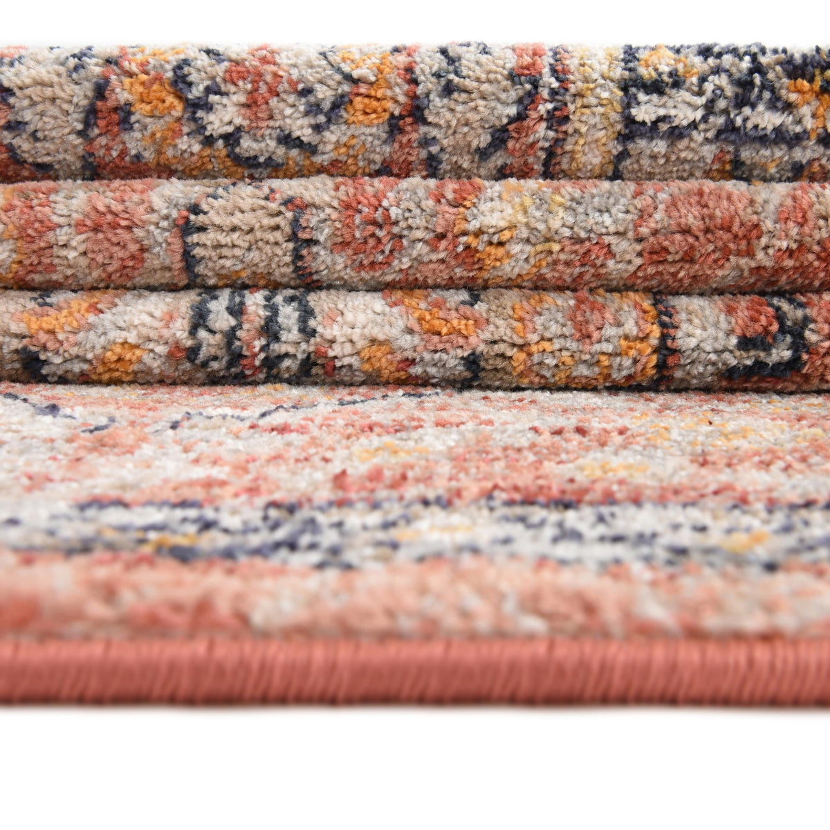 Lola Traditional Brick Red & Ivory Area Rug | Original supplier photo 37