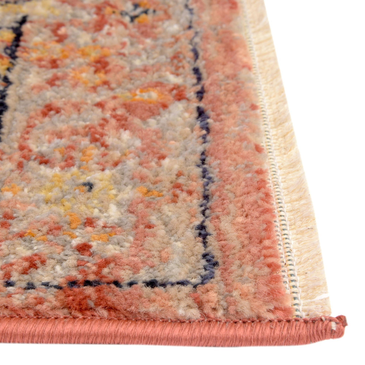 Lola Traditional Brick Red & Ivory Area Rug | Original supplier photo 65
