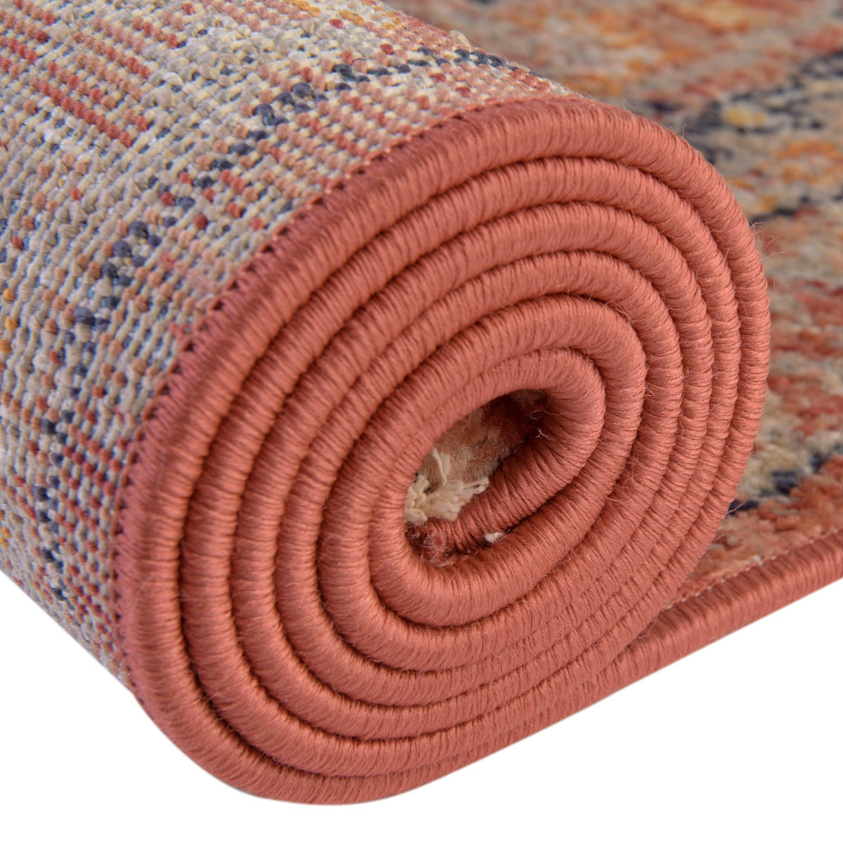 Lola Traditional Brick Red & Ivory Area Rug | Original supplier photo 66