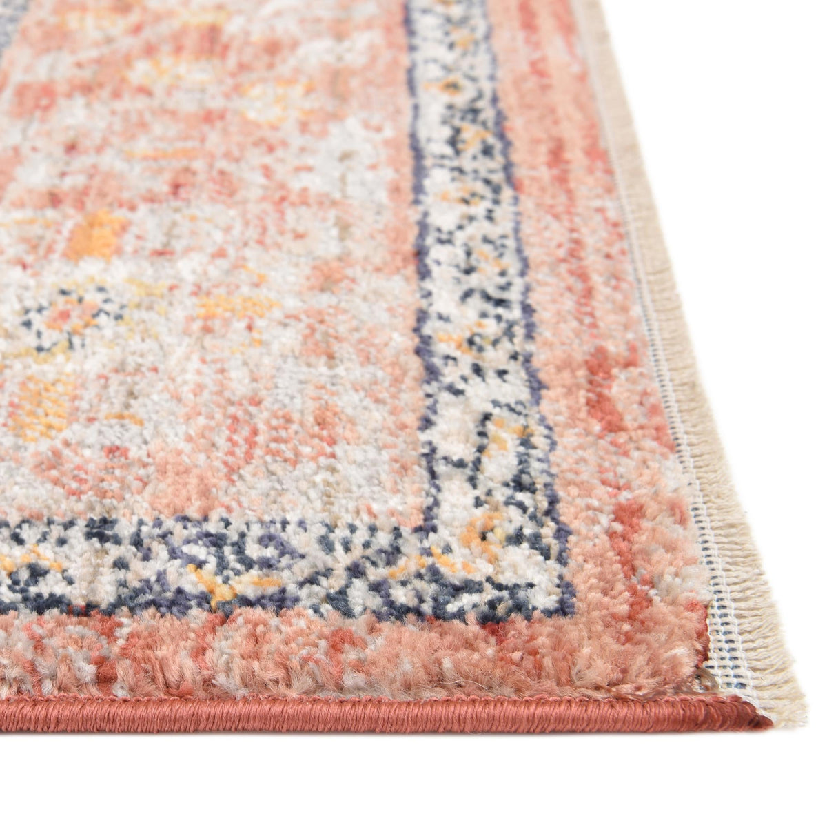 Lola Traditional Brick Red & Ivory Area Rug | Original supplier photo 25