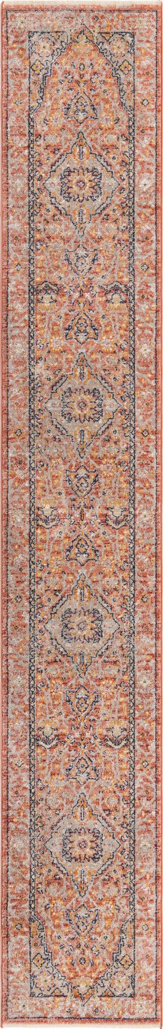 Lola Traditional Brick Red & Ivory Area Rug | Original supplier photo 56