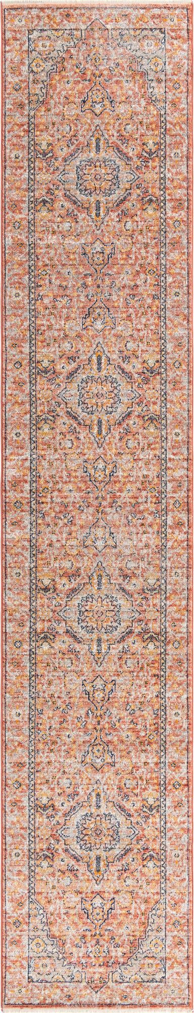 Lola Traditional Brick Red & Ivory Area Rug | Original supplier photo 44