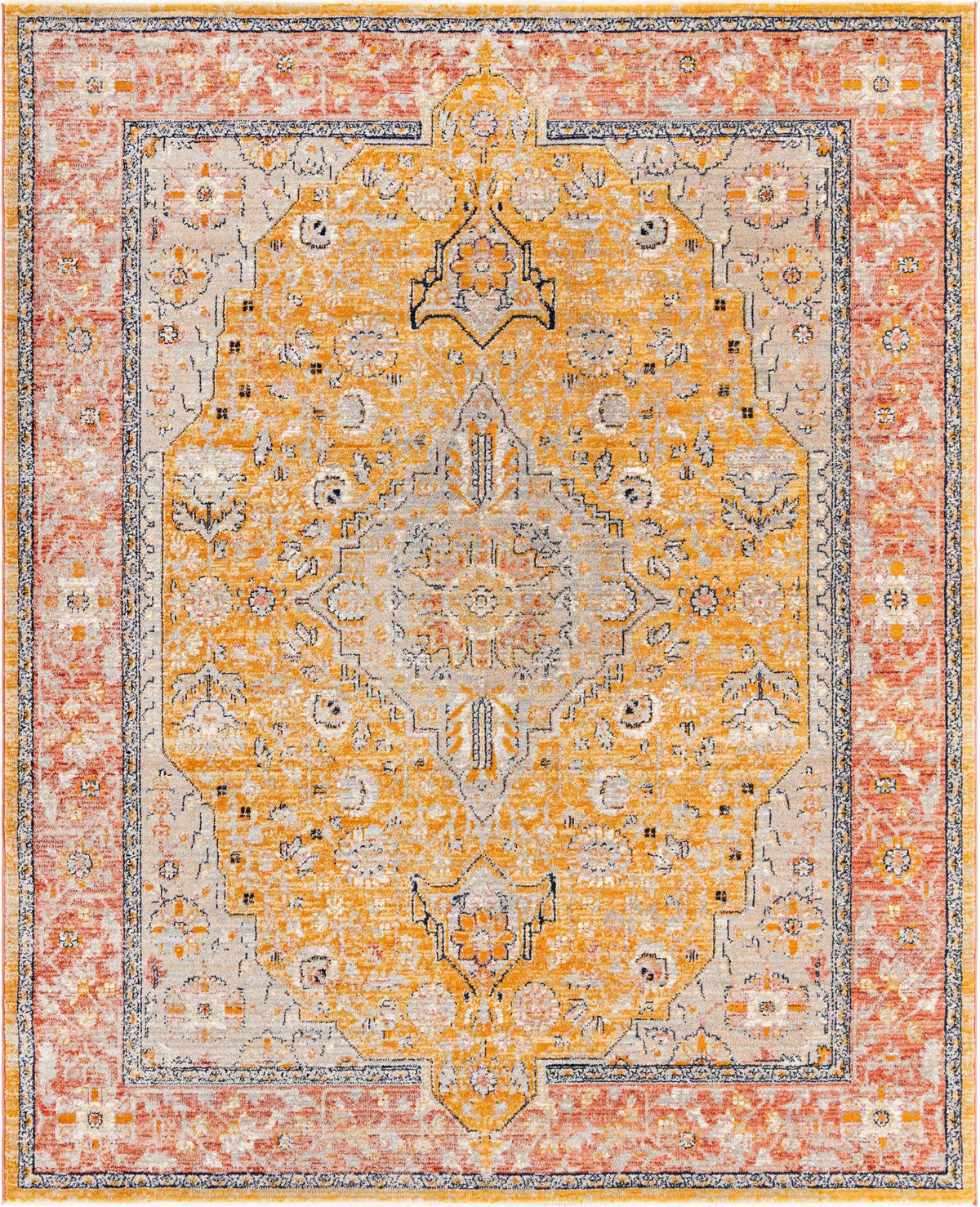 Lola Traditional Yellow/Yellow | Overhead rug, default SKU 3167412
