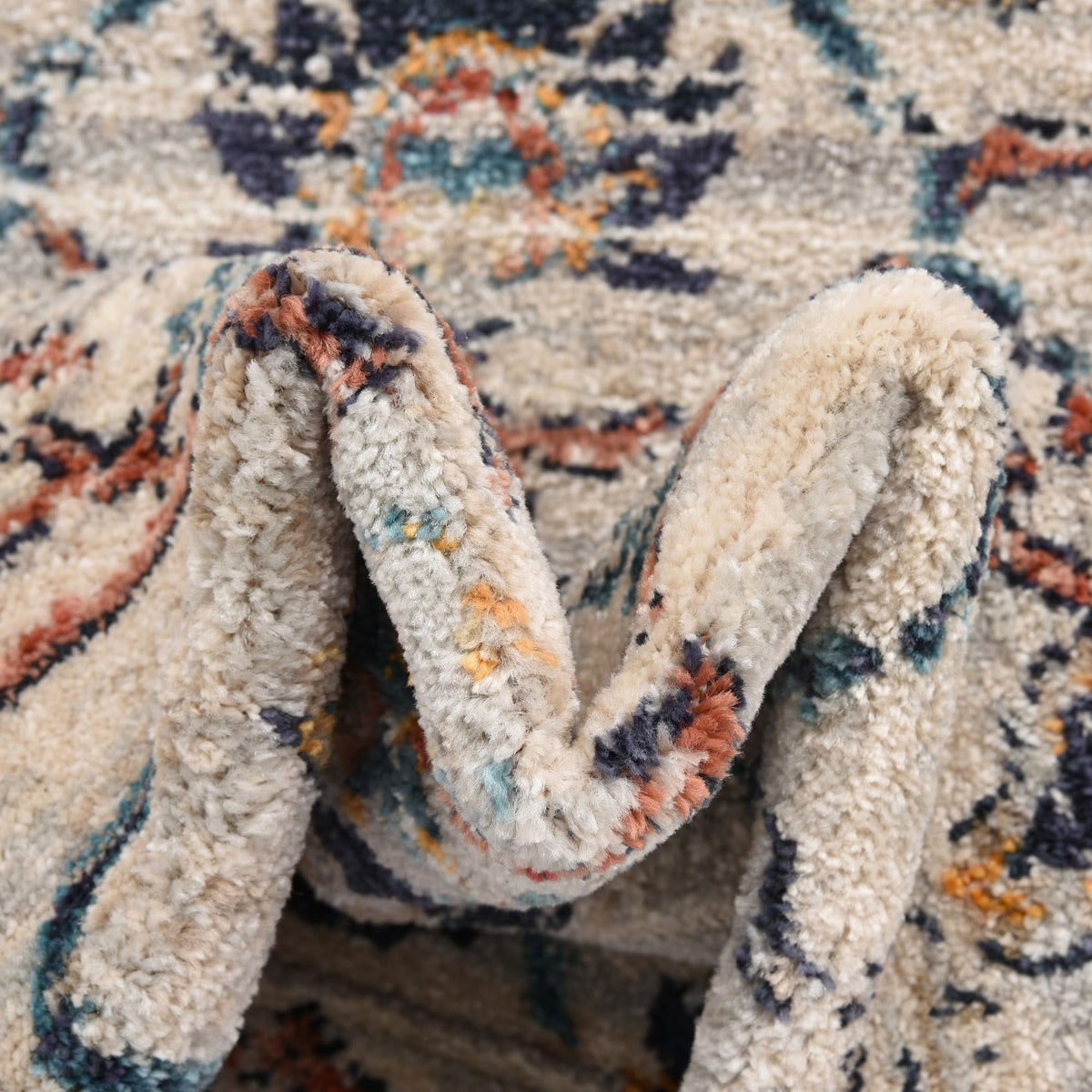 Lola Vivacious Ivory & Gray Area Rug | Unique Loom high-resolution supplier additional photo 3167622_image_1033.jpg