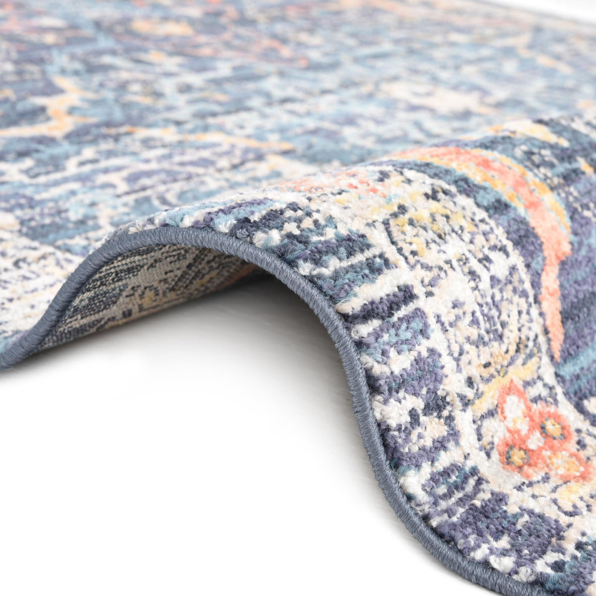 Lola Vivacious Navy Blue & Gray Area Rug | Unique Loom high-resolution supplier additional photo 3167645_image_1035.jpg
