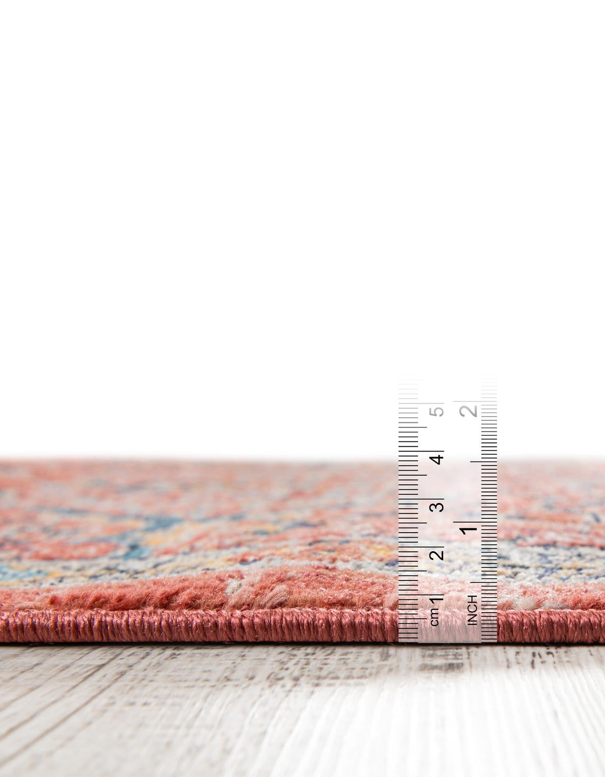 Lola Vivacious Brick Red & Gray Area Rug | Original supplier photo 6