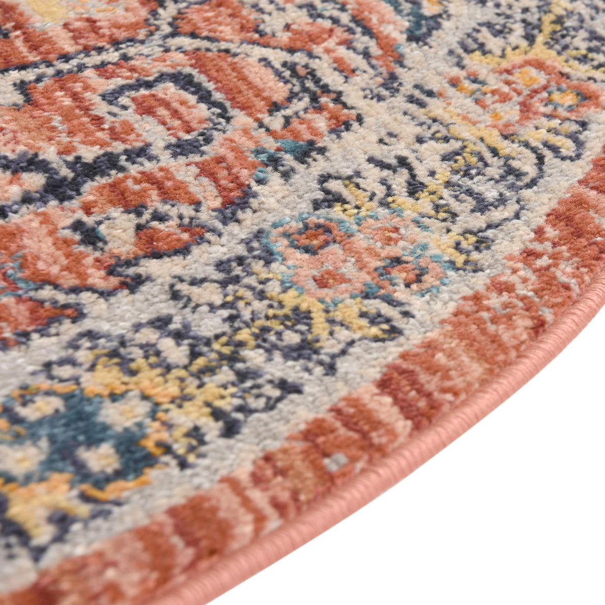 Lola Vivacious Brick Red & Gray Area Rug | Original supplier photo 14