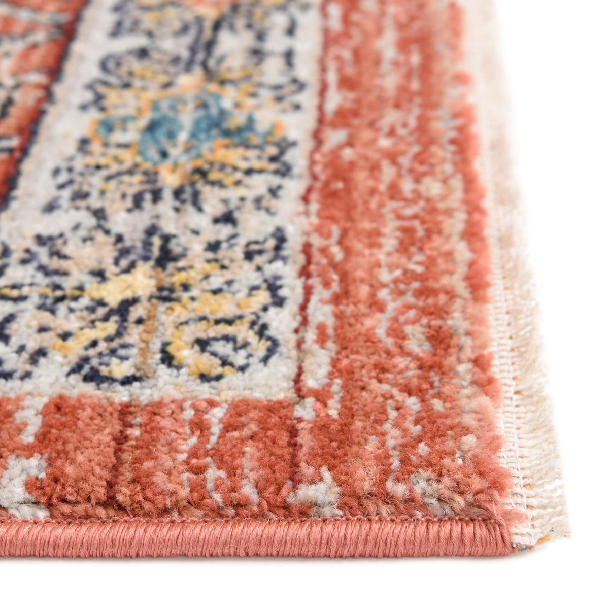 Lola Vivacious Brick Red & Gray Area Rug | Original supplier photo 24