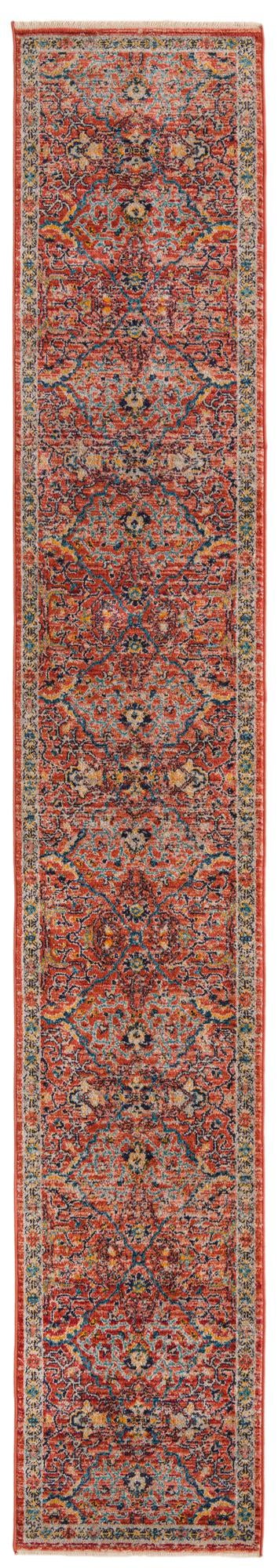 Lola Vivacious Brick Red & Gray Area Rug | Original supplier photo 65