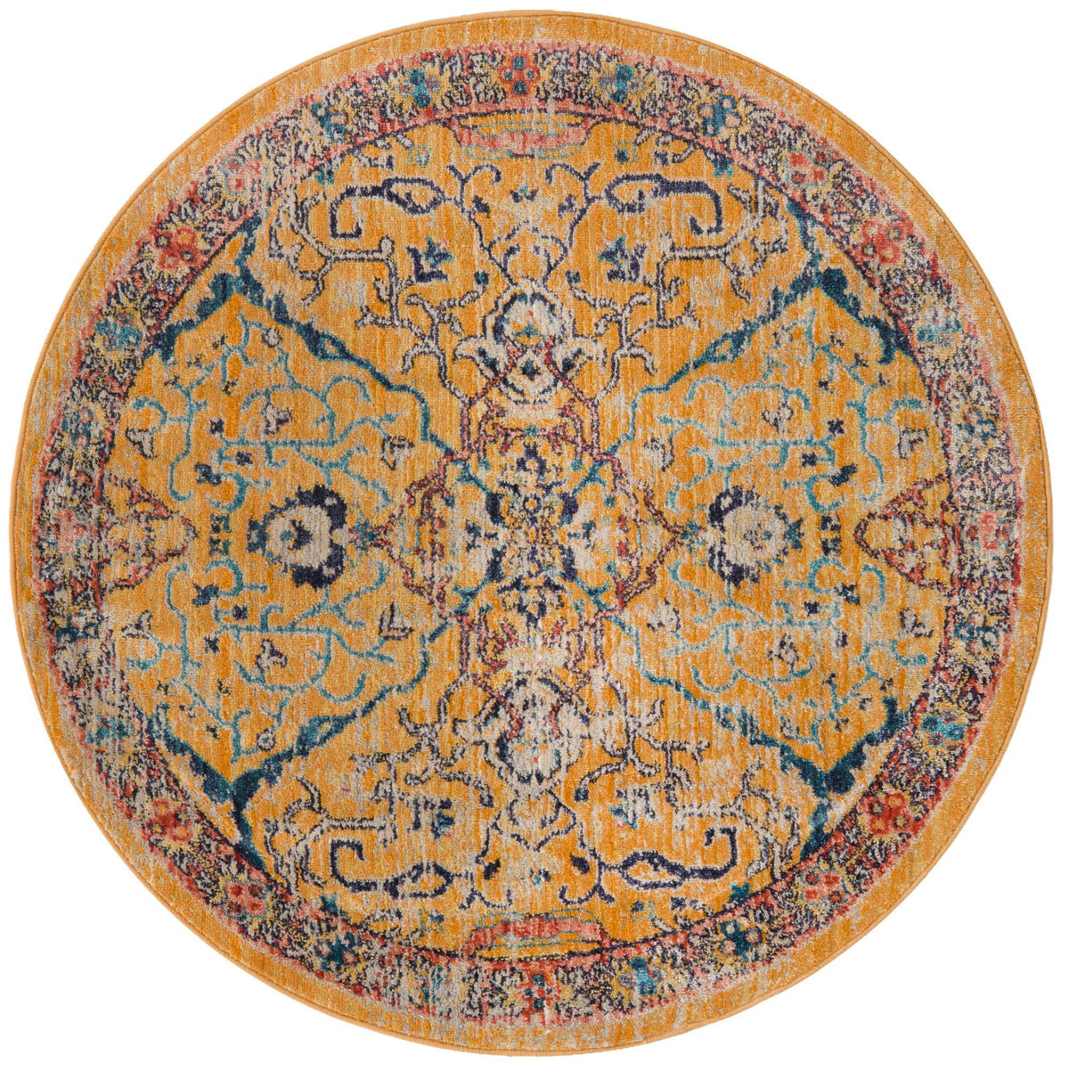 Lola Vivacious Yellow/Gray | Supplier rug image / alternate view