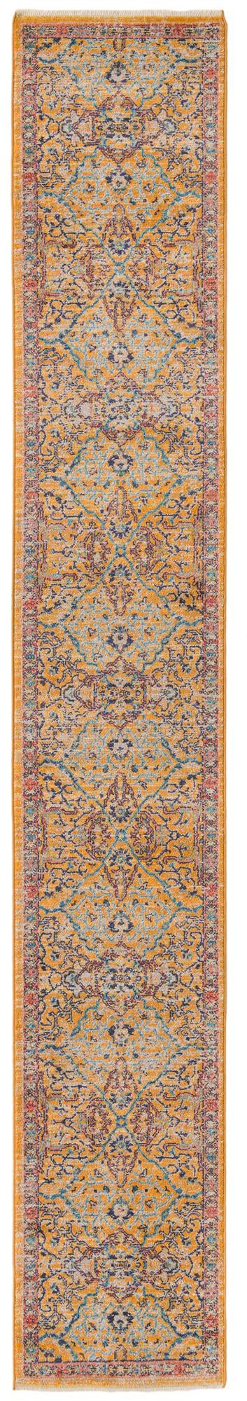 Lola Vivacious Yellow/Gray | Supplier rug image / alternate view