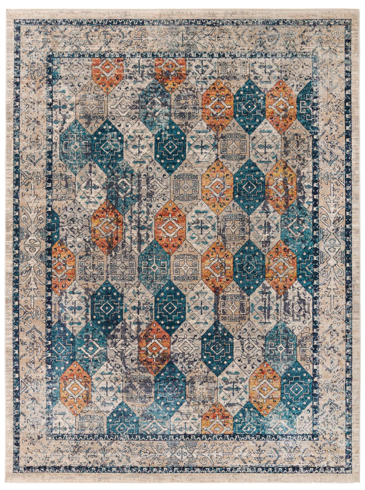 Lola Precocious Multi & Cream Area Rug | Original supplier photo 1