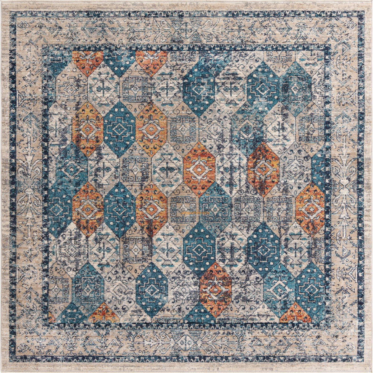 Lola Precocious Multi & Cream Area Rug | Original supplier photo 38