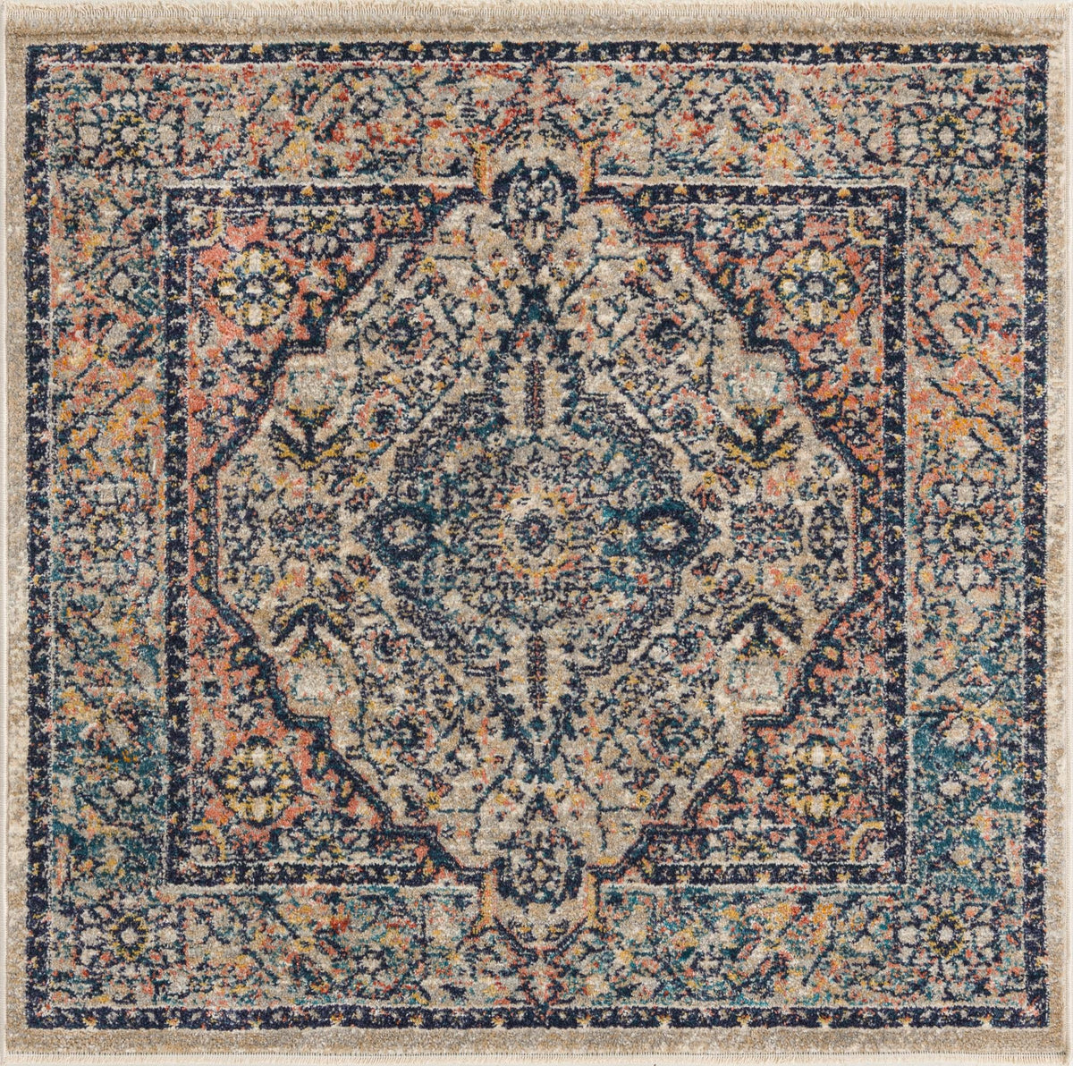 Lola Traditional Blue/Gray | Supplier rug image / alternate view