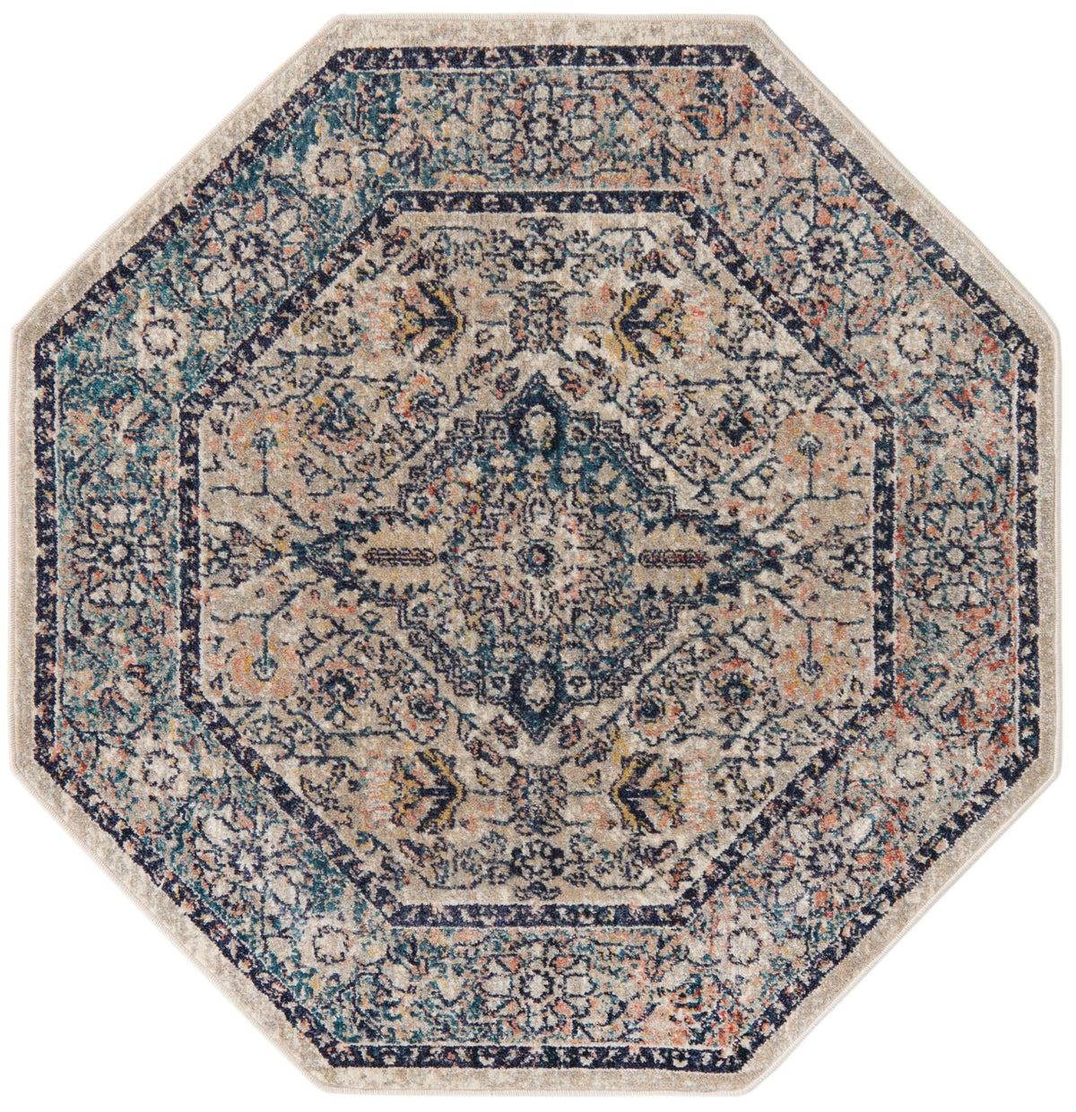 Lola Traditional Blue/Gray | Supplier rug image / alternate view