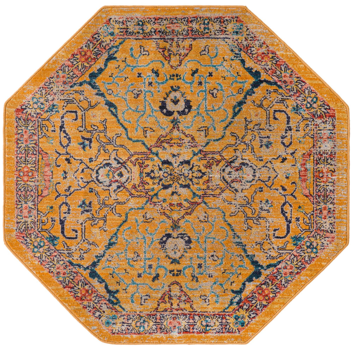 Lola Vivacious Yellow/Gray | Supplier rug image / alternate view
