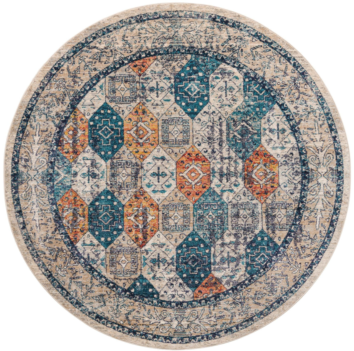 Lola Precocious Multi & Cream Area Rug | Original supplier photo 55