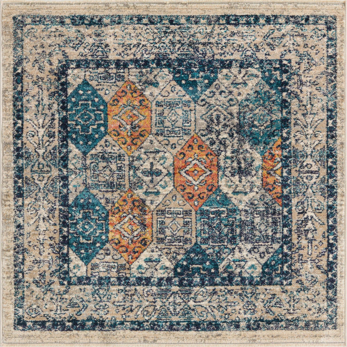 Lola Precocious Multi & Cream Area Rug | Original supplier photo 74