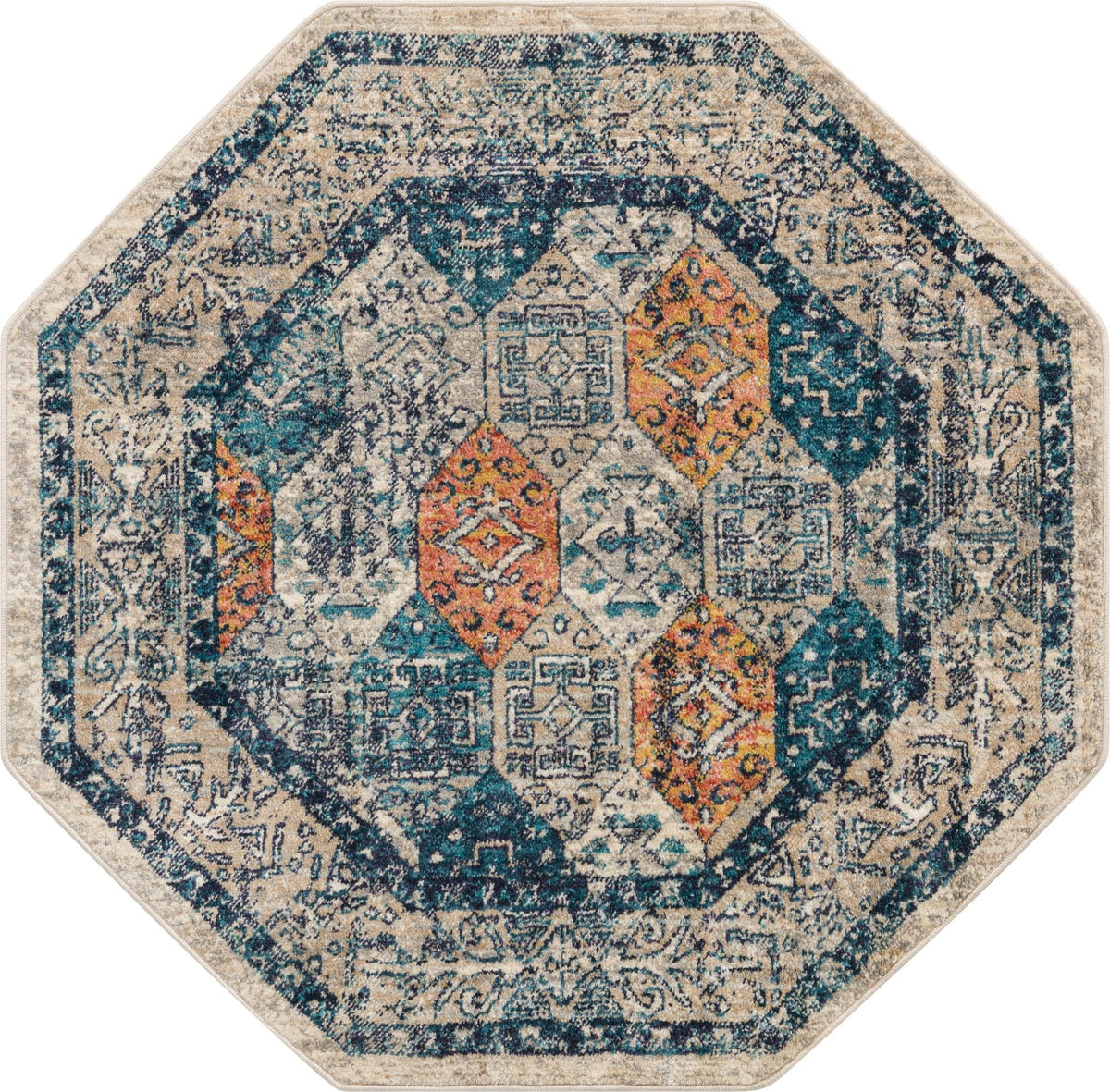 Lola Precocious Multi & Cream Area Rug | Original supplier photo 75