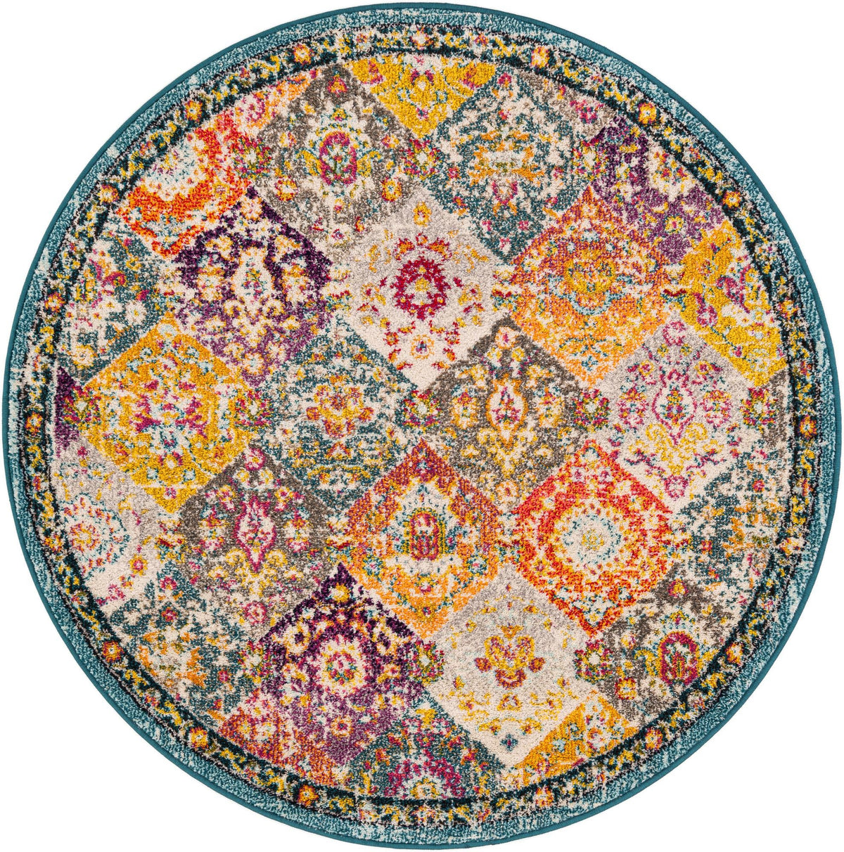 Penrose Blake Multi & Blue Area Rug | Original supplier photo 64