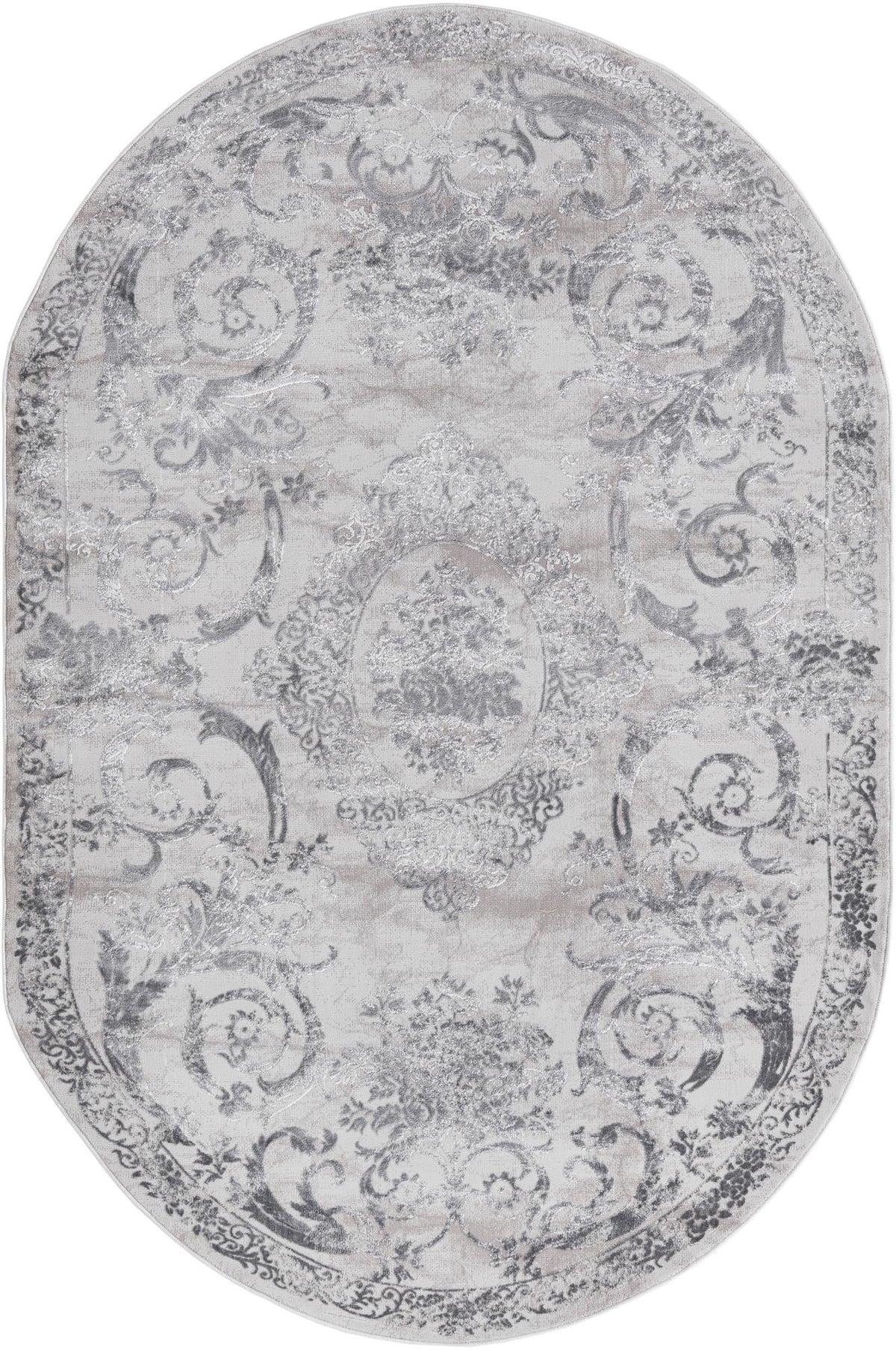 Finsbury Diana Gray & Ivory Area Rug | Manufacturer additional original detail or rug view