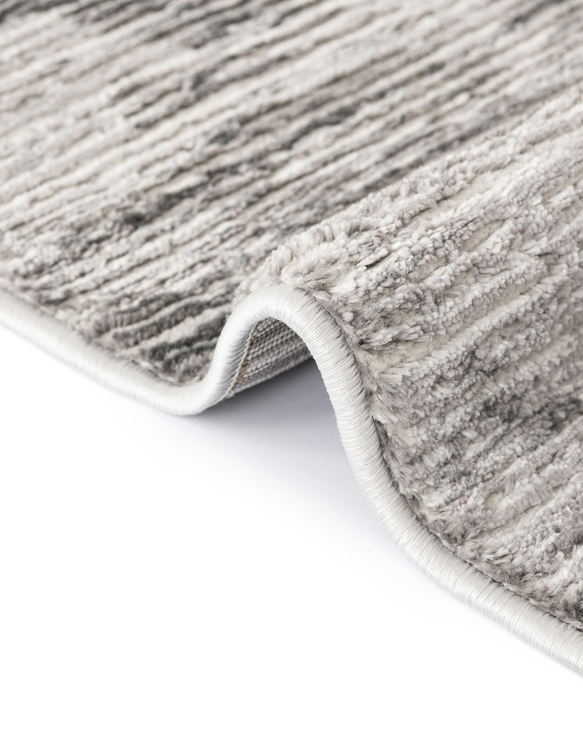 Finsbury Kate Gray & Ivory Area Rug | Original manufacturer close-up / detail / alternate shape 