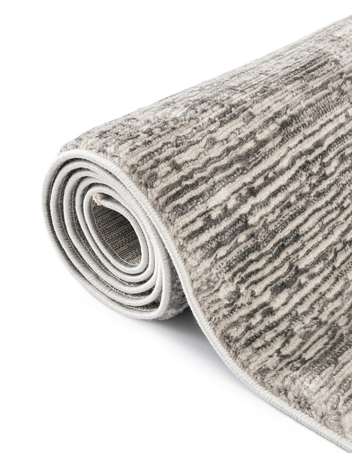 Finsbury Kate Gray & Ivory Area Rug | Original manufacturer close-up / detail / alternate shape 