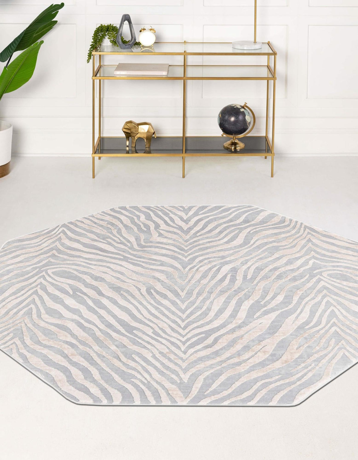 Finsbury Meghan Gray and Ivory | Matching Octagon lifestyle
