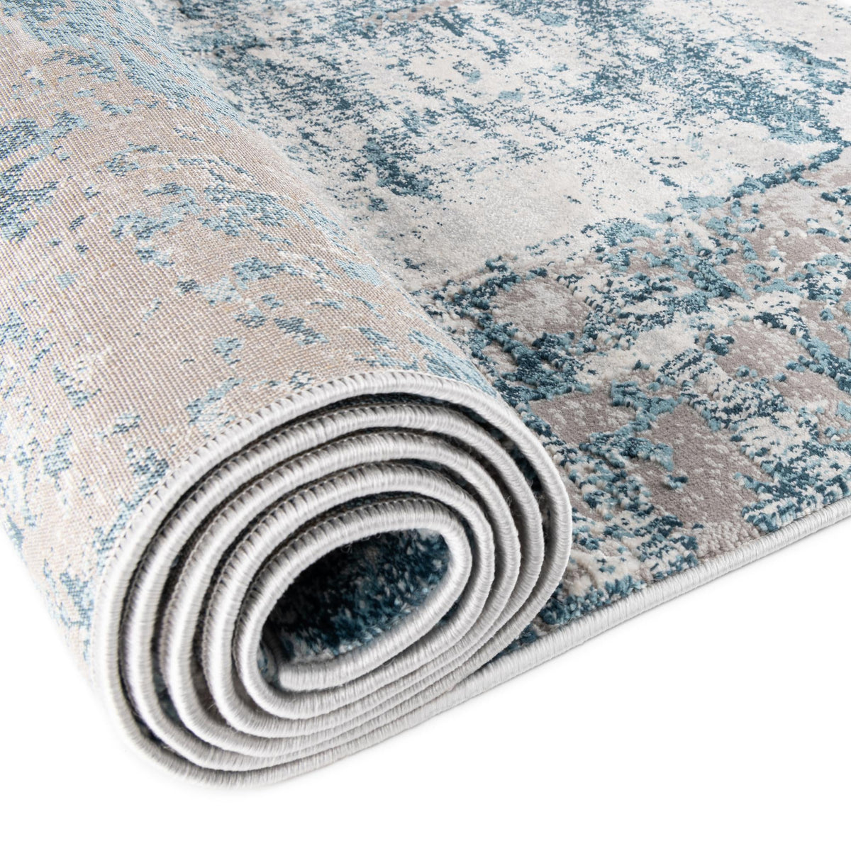 Finsbury Elizabeth Blue & Ivory Area Rug | Manufacturer additional original detail or rug view