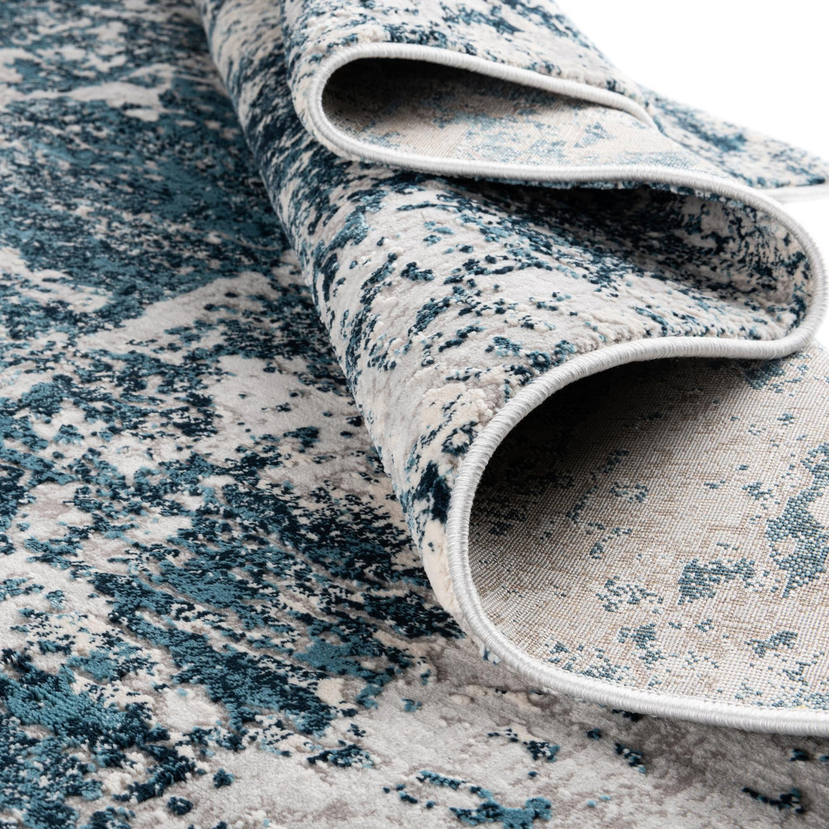 Finsbury Elizabeth Blue & Ivory Area Rug | Manufacturer additional original detail or rug view