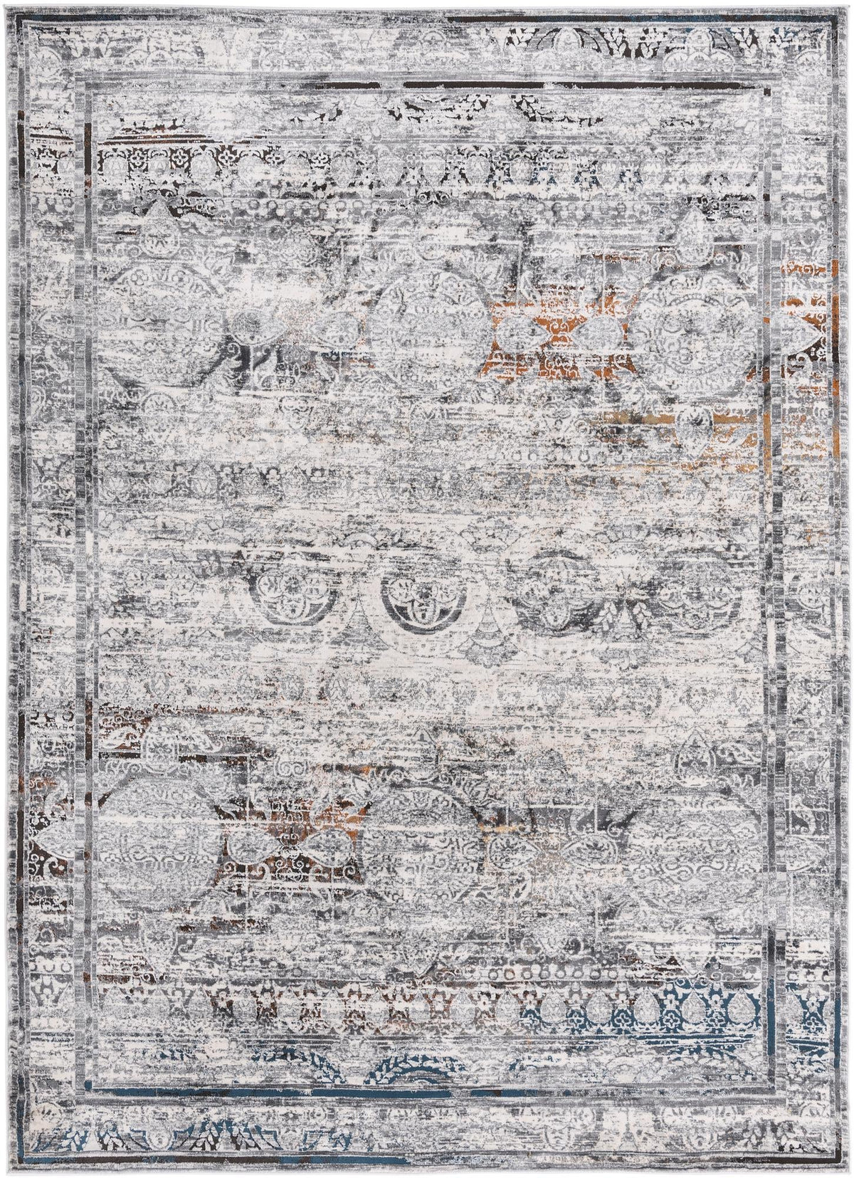 Finsbury Charlotte Multi & Gray Area Rug | Original supplier photo 1